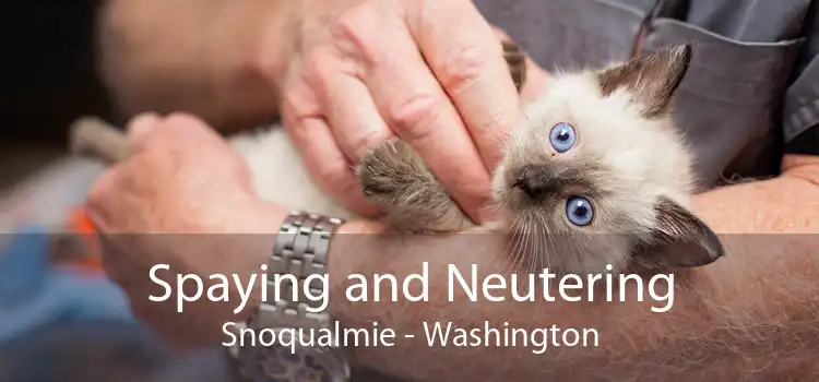 Spaying and Neutering Snoqualmie - Washington
